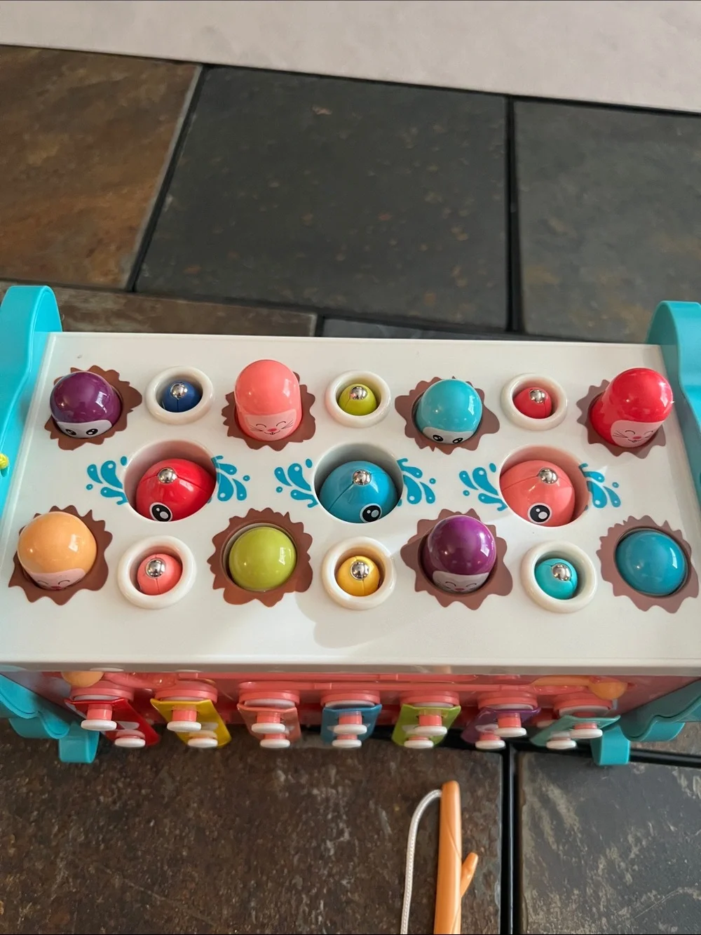 Colorful Multi-Activity Baby Bench Toy- EUC *like new*